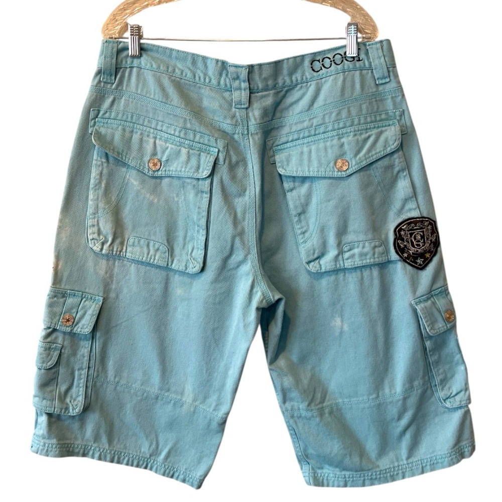 COOGI cargo shorts light blue size 38 - Picture 3 of 6